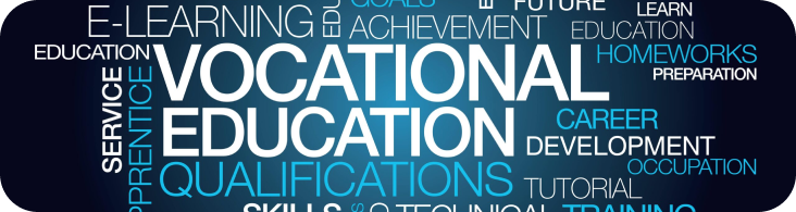 Vocational education word cloud
